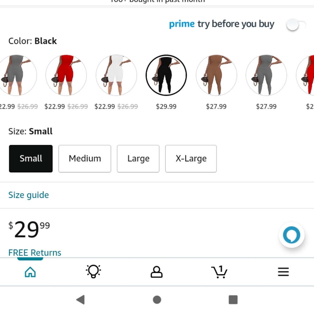 Black small bodysuit - Picture 2 of 7